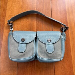 Tod’s Light Blue Women’s Double Pocket Shoulder Bag